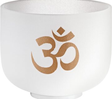 MEINL Sonic Energy Crystal Singing Bowl Om 20,3 cm 432 Hz C#5 s čekićem - cover