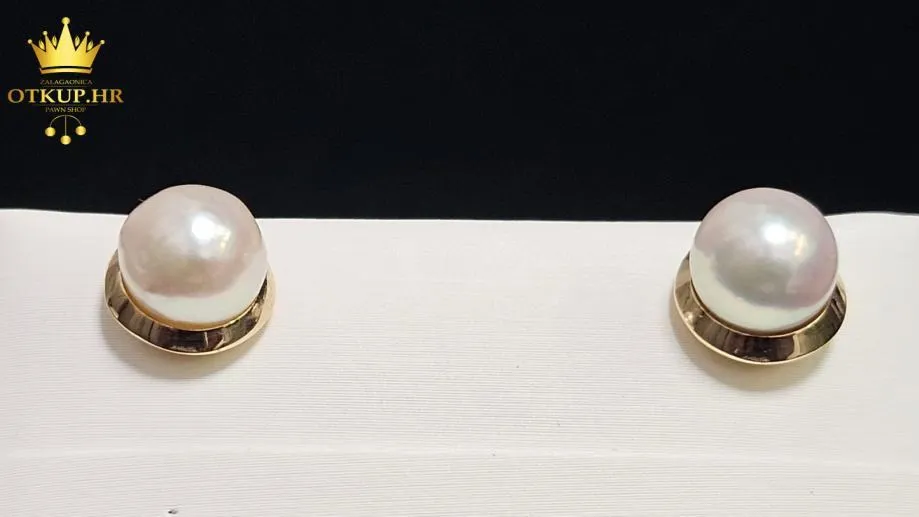 ZLATNE NAUŠNICE 2.95G 18K / R1, RATE! - cover