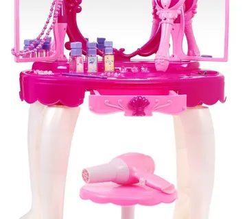 Dječji rozi toaletni stolić za princeze - cover