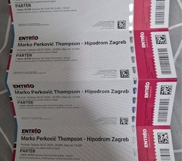 THOMPSON - Hipodrom 05.07.2025.- karte / ulaznice za koncert - cover