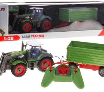 TRAKTOR with a trailer in 1 28 scale - cover