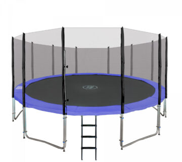 Trampolin 16FT 487cm - plavi - cover