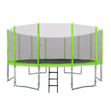 Trampolin 16FT 487cm - zeleni - cover