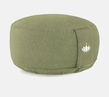 Lotuscrafts meditacijski jastuk Lotus 31 cm x 15 cm Boja: zelena (maslinasta) - cover