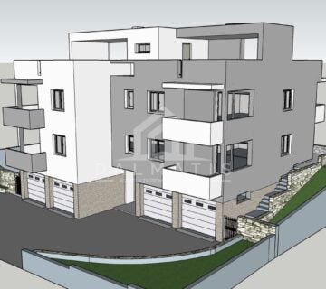 Moderni apartmani u procesu izgradnje sa otvorenim pogledom na more - cover