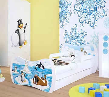 Drveni dječji krevet Dream s ladicom – 140*70 - cover