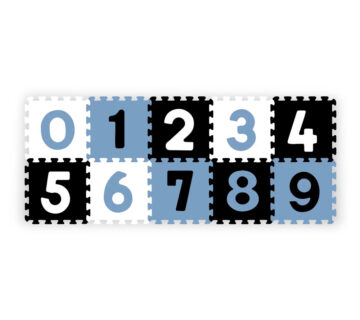 BabyOno puzzle od pjene, 10 komada, BROJEVI plavi - cover