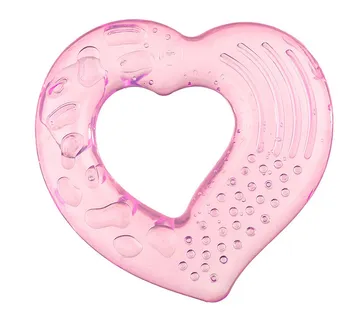 Grickalica za bebe punjena vodom rozo srce A0355 - cover