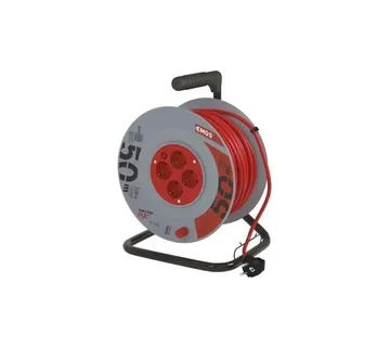 KOLUT PRODUŽEK 50m 4 UTIČNICE 230V 1.5mm2 - cover