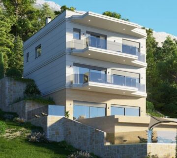 Zemljište na prodaju Pisak (Omiš) - OMIŠ PISAK PROJEKT VILLA S BAZENOM 2 RED OD MORA, € 390.000, 638 m² - cover