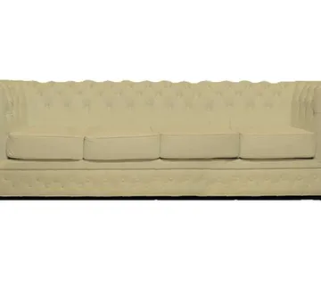 Chesterfield Garnitura First Class Leather | 4-sjedišta | Vanilla - cover