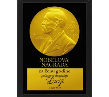 Nobelova nagrada za ženu godine - cover