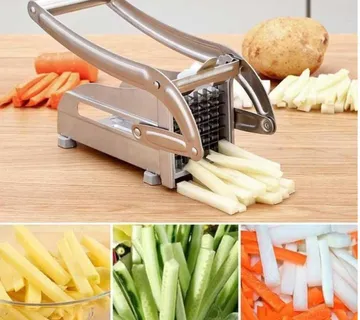 Višenamjenski ručni rezač krumpira i povrća od nehrđajućeg čelika - cover