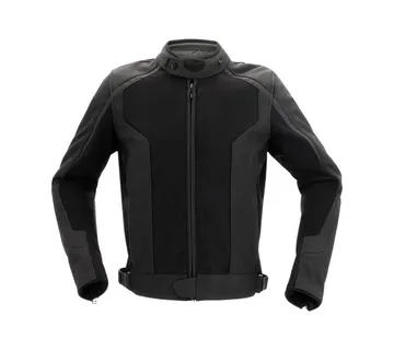 JAKNA RICHA BALLISTIC 3 KOŽNA MESH MUŠKA CRNA - cover