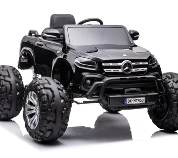 Licencirani auto na akumulator  Mercedes DK-MT950 4x4 - crni/lakirani - cover