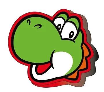 Super Mario Bros 3D Yoshi jastuk 40×40 - cover