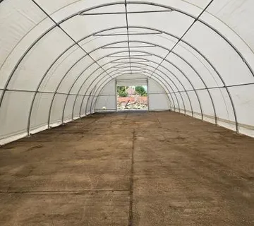 Montažna hala / montažni šator 9.15x12m 4,5m (V) 110m2 091 324 9999 - cover