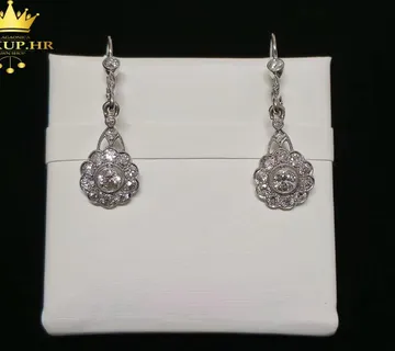 ZLATNE NAUŠNICE S DIJAMANTIMA 1,40ct / R1, RATE ! - cover