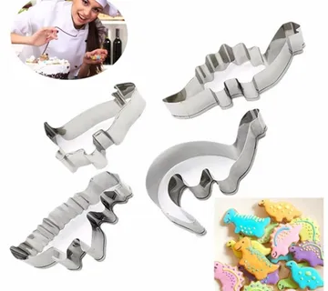 4 dijelni Dinosaur set za izradu slastica i kolača - cover