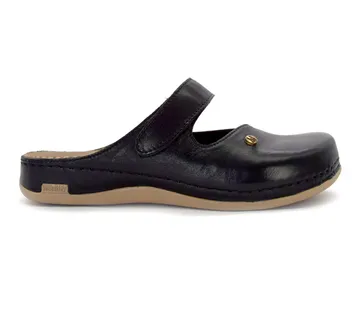 KOŽNE ANATOMSKE KLOMPE, Crna, IHEB - cover