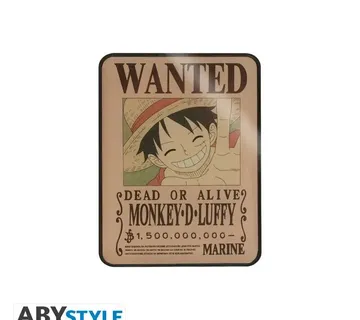 Magnet One Piece Wanted Luffy ABYstyle - cover