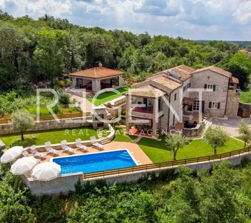 Istra, Višnjan - Prekrasna kamena kuća s bazenom - cover