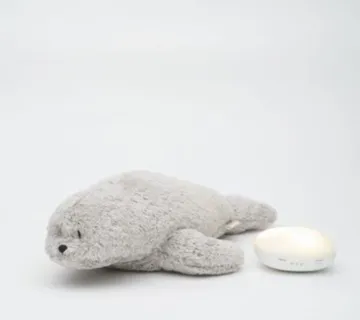 Dječji tuljan Moonie od organskog pamuka- Gray - cover