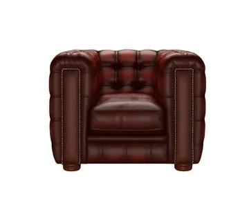 Chesterfield Royal Kingsley Fotelja | 1-sjedište | Antique Red - cover