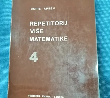 Boris Apsen – Repetitorij više matematike 4 - cover