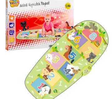 Podloga s igrom školice zelena - cover