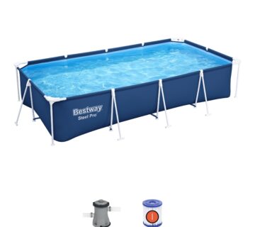 Montažni bazen 400x211x81cm Family 3 in 1 BESTWAY - cover