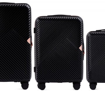 WINGS WN01-3 set 3 kofera (L, M, S) crni - cover