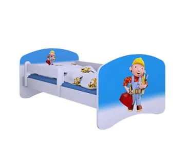 Drveni dječji krevet Happy Bob bez ladice – 140*70 - cover