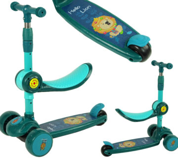 Romobil Lion - tirkizni - cover