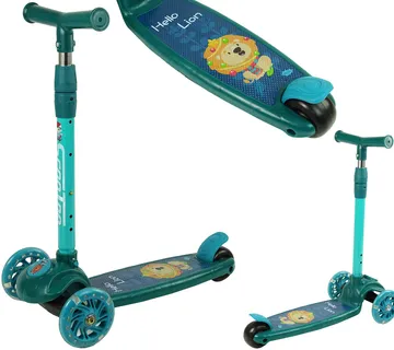 Luminous dječji romobil zeleni lav - cover