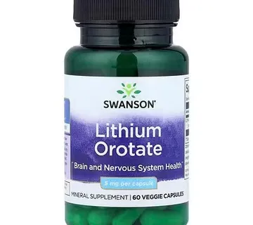 Swanson Lithium-Orotate 5 Mg 60 Kaps - Zagreb