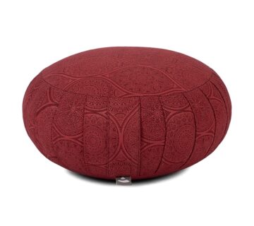Bodhi Yoga Bodhi Zafu jastuk za meditaciju Maharaja 38 x20 cm - pir Boja: Tmavočervená - cover