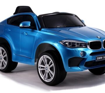 Licencirani auto na akumulator BMW X6  - plavi/lakirani - cover