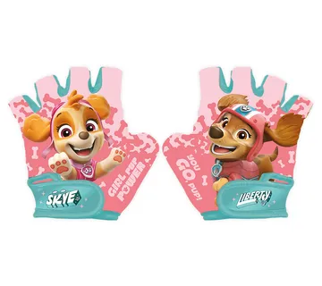 Seven dječje biciklističke rukavice Paw Patrol roze - cover