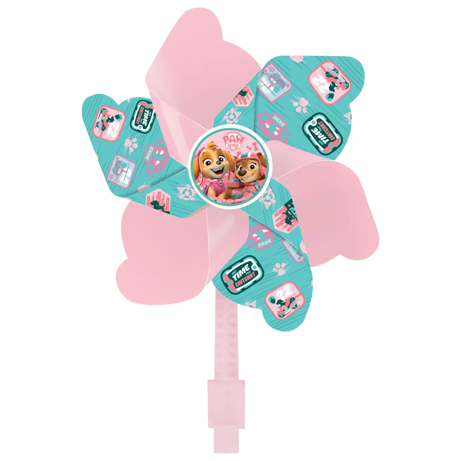 Seven vrtuljak za bicikl Paw Patrol rozi - cover