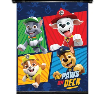 Rastezljivo sjenilo za auto Paw patrol - tamnoplavo - cover