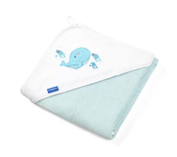 BabyOno Ručnik bambus 85x85 cm, plava, Kit - cover