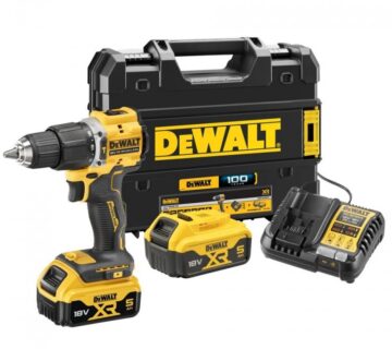 DeWalt DCD100YP2T aku udarna bušilica 18V 2×5,0Ah 68Nm - cover