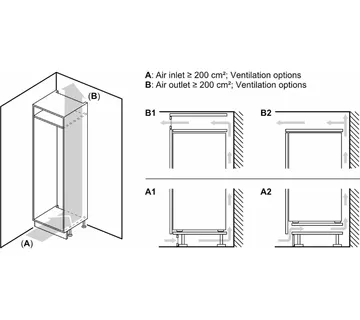 NEFF ugradbena kombinacija hladnjaka i zamrzivača N 30 KI7861SE0 - cover