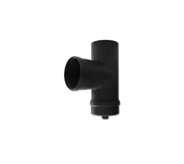 CENTROMETAL Dimovodni T-komad fi 100 90C CentroPelet (INOX crno) - Marinići, Viškovo