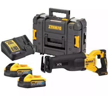 DeWalt DCS386H2T akumulatorska recipro pila 18V-54V 2x5,0 Ah powerstack baterije + punjač - cover