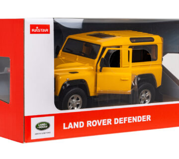 Auto na daljinsko upravljanje R/C car Land Rover Defender 1:14 RASTAR Yellow - cover