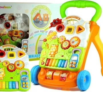 Višenamjenska šarena guralica sa zvučnom pločom - cover