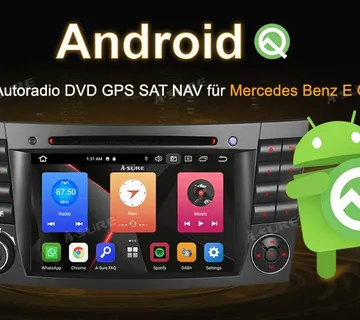 W211 W219 ANDROID original radio NAVIGACIJA PARKING KAMERA - cover