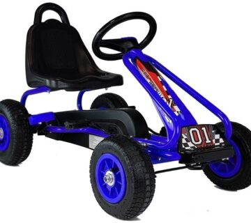 Gokart na pedale G201 - plavi - cover